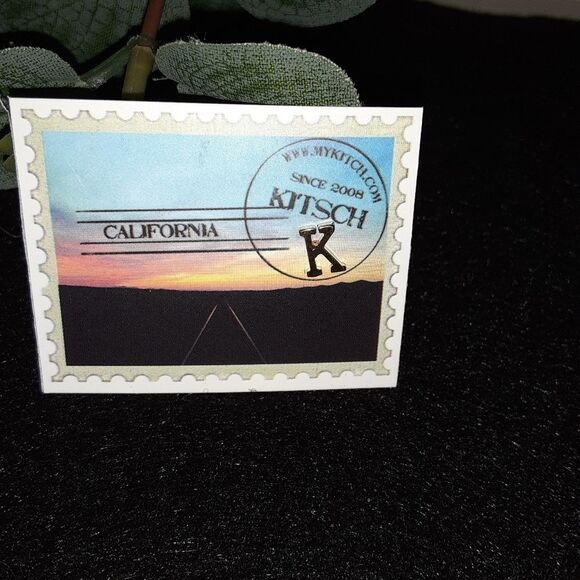 Gold Plated 14K "Letter K" Initial Earring NEW by Kitsch Jewelry - Picture 4 of 4